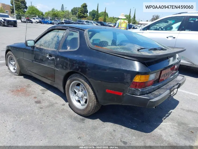 1984 Porsche 944 VIN: WP0AA0947EN459060 Lot: 42215176