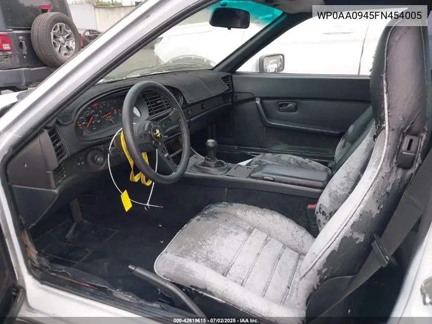 1985 Porsche 944 VIN: WP0AA0945FN454005 Lot: 42619615