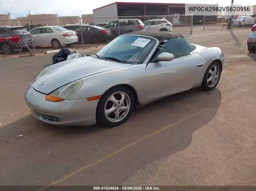 1997 Porsche Boxster VIN: WP0CA2982VS620956 Lot: 41524824