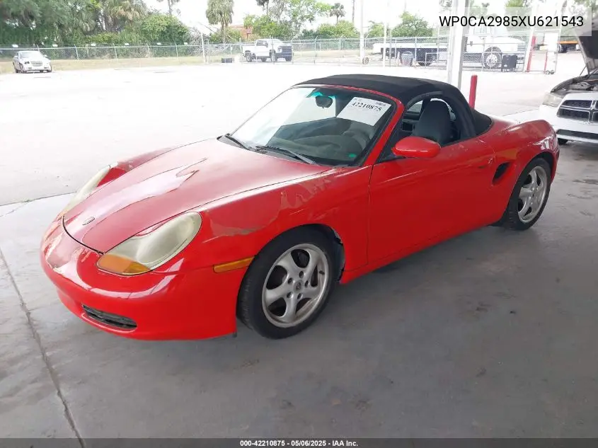 1999 Porsche Boxster VIN: WP0CA2985XU621543 Lot: 42210875