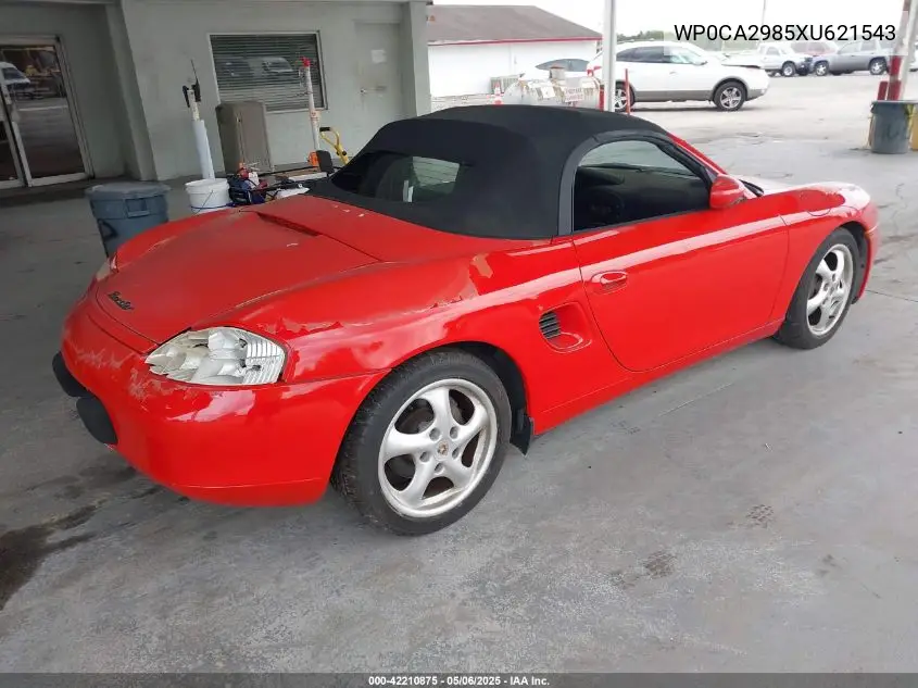 1999 Porsche Boxster VIN: WP0CA2985XU621543 Lot: 42210875