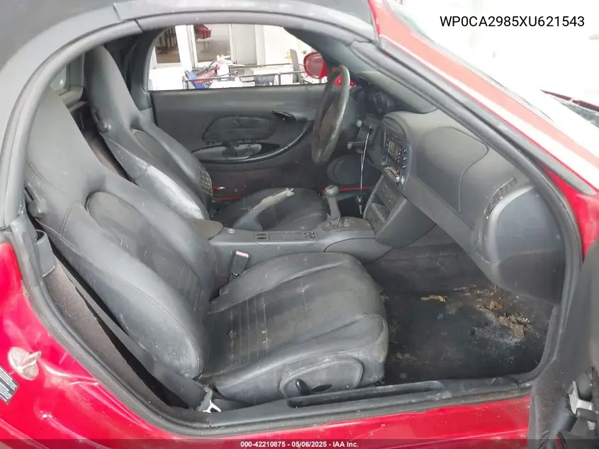1999 Porsche Boxster VIN: WP0CA2985XU621543 Lot: 42210875