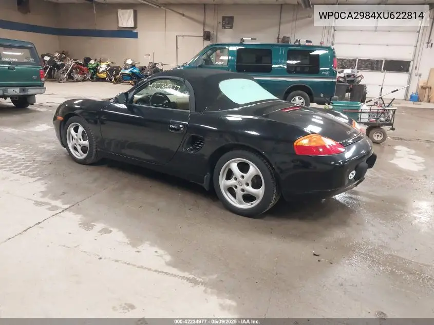 1999 Porsche Boxster VIN: WP0CA2984XU622814 Lot: 42234977