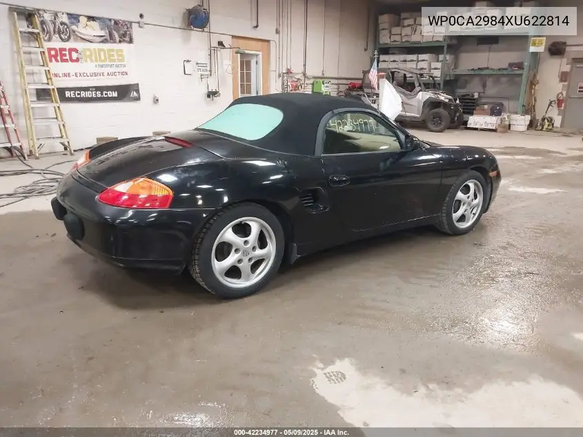1999 Porsche Boxster VIN: WP0CA2984XU622814 Lot: 42234977