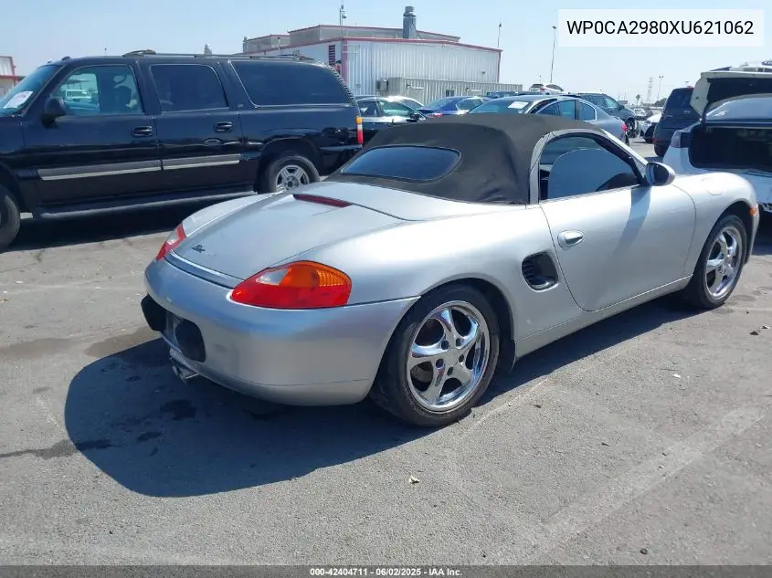 1999 Porsche Boxster VIN: WP0CA2980XU621062 Lot: 42404711
