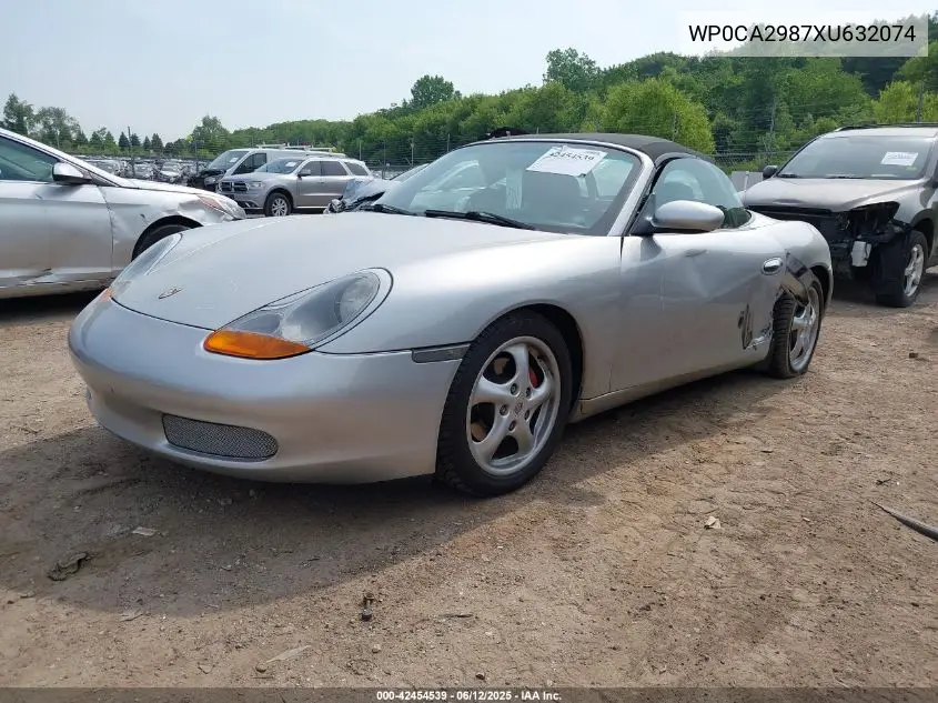 1999 Porsche Boxster VIN: WP0CA2987XU632074 Lot: 42454539