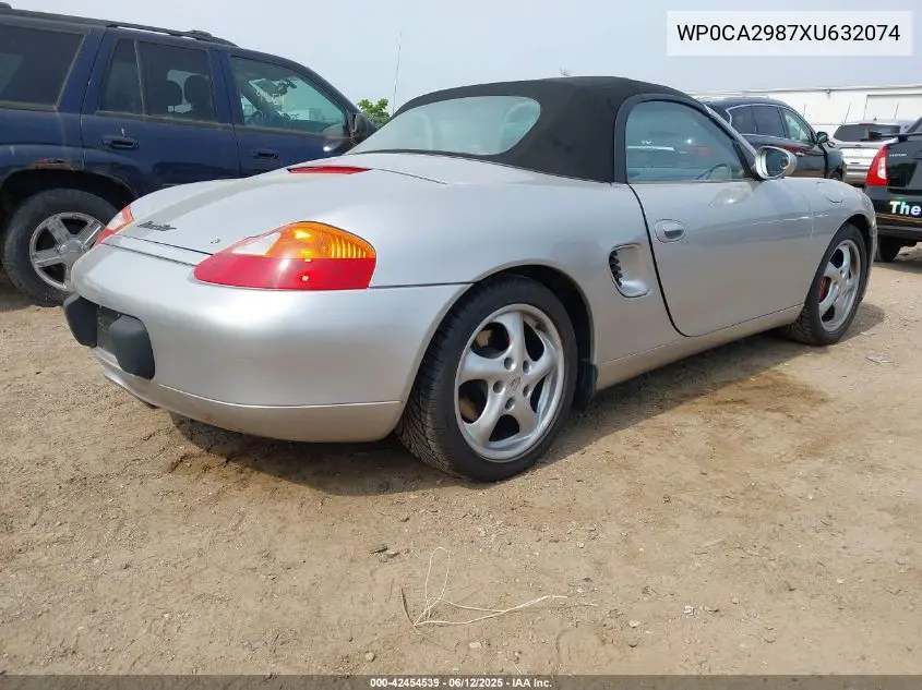 1999 Porsche Boxster VIN: WP0CA2987XU632074 Lot: 42454539