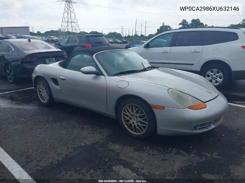 1999 Porsche Boxster VIN: WP0CA2986XU632146 Lot: 42492855