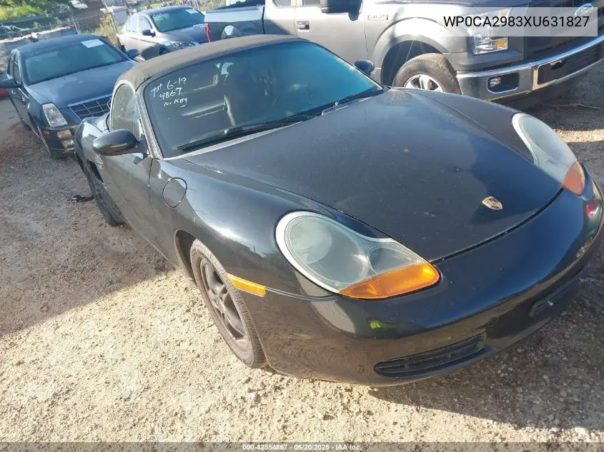 1999 Porsche Boxster VIN: WP0CA2983XU631827 Lot: 42554867