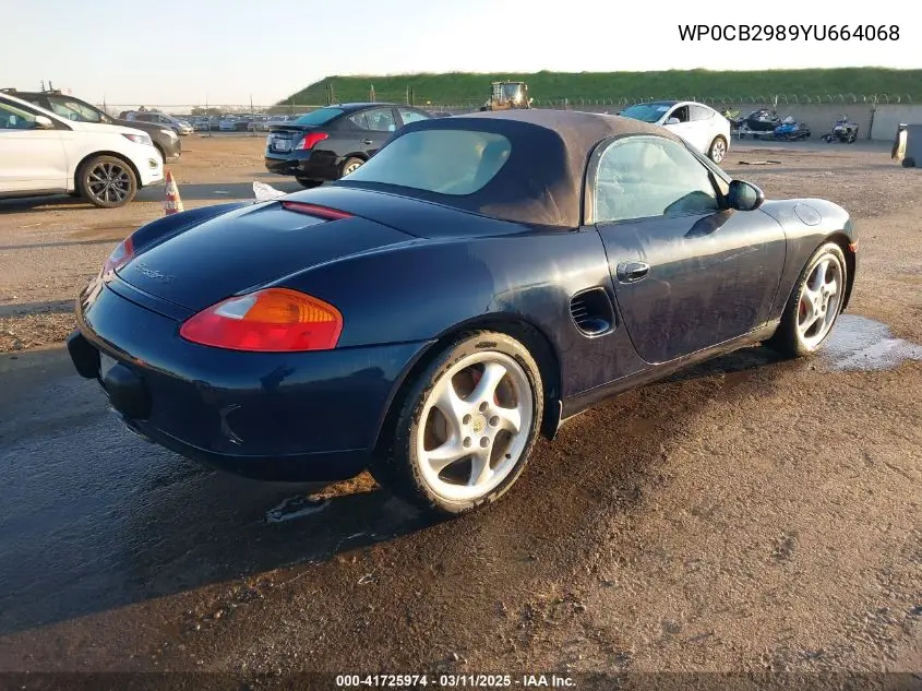 2000 Porsche Boxster S VIN: WP0CB2989YU664068 Lot: 41725974