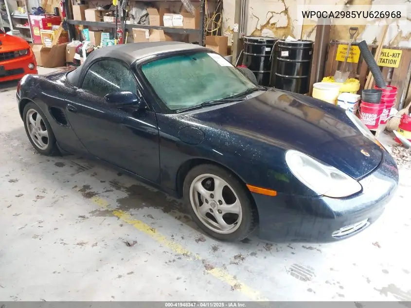 2000 Porsche Boxster VIN: WP0CA2985YU626968 Lot: 41948347