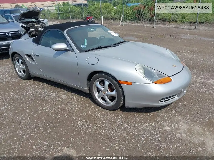 2000 Porsche Boxster Base (M5) VIN: WP0CA2988YU628438 Lot: 42601774