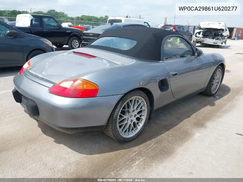 2001 Porsche Boxster VIN: WP0CA29861U620277 Lot: 42139203