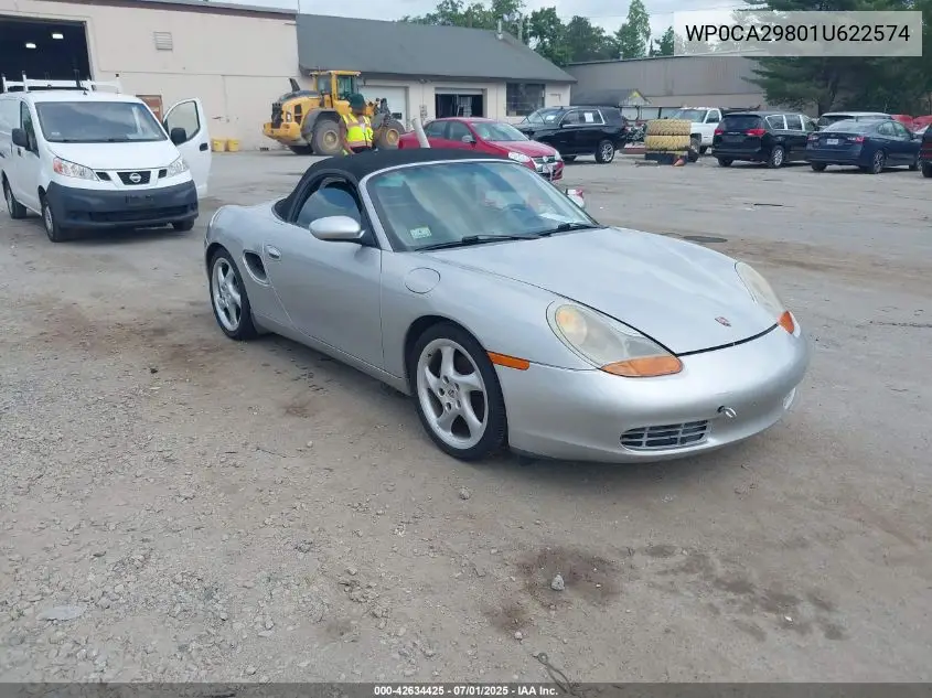 2001 Porsche Boxster VIN: WP0CA29801U622574 Lot: 42634425