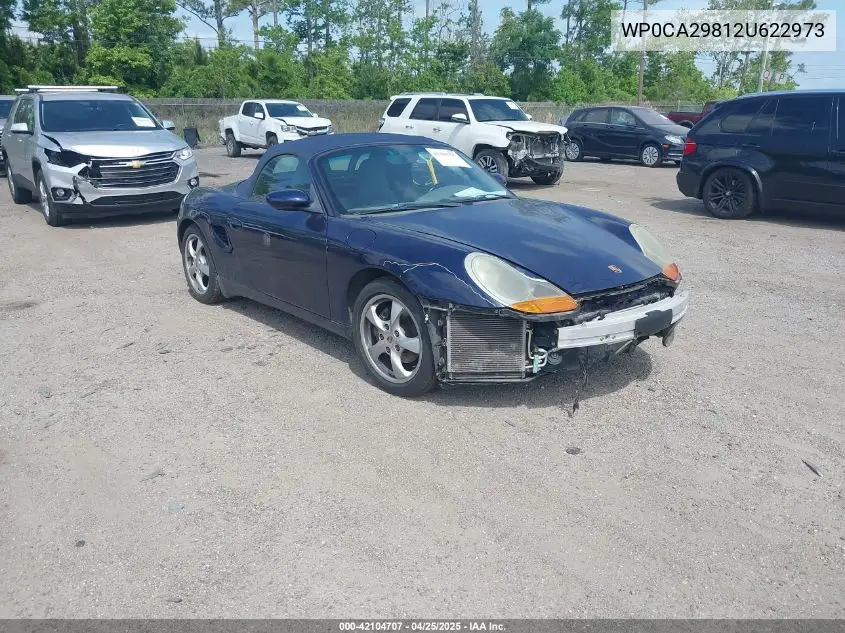 2002 Porsche Boxster VIN: WP0CA29812U622973 Lot: 42104707