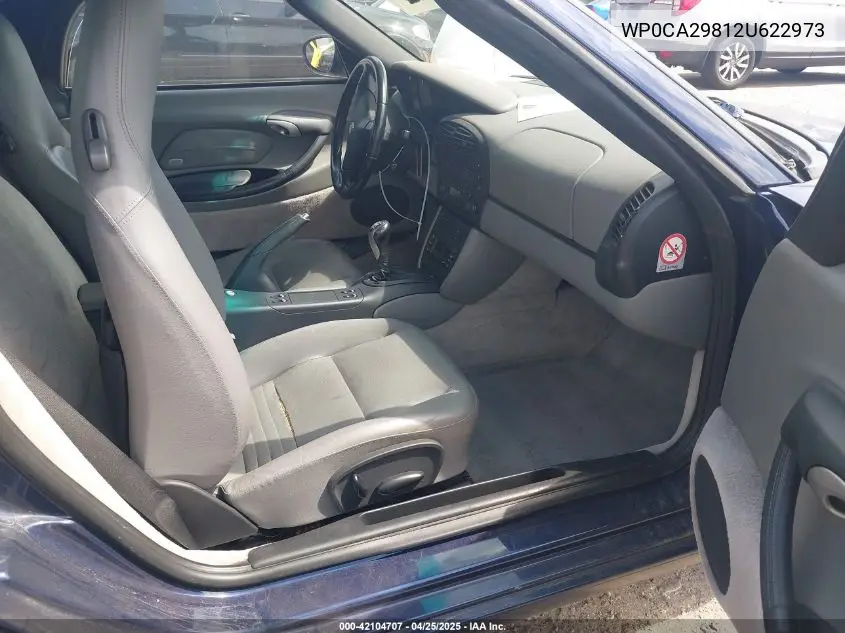 2002 Porsche Boxster VIN: WP0CA29812U622973 Lot: 42104707