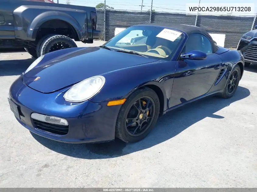 2005 Porsche Boxster VIN: WP0CA29865U713208 Lot: 42373961