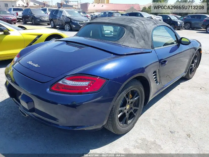 2005 Porsche Boxster VIN: WP0CA29865U713208 Lot: 42373961