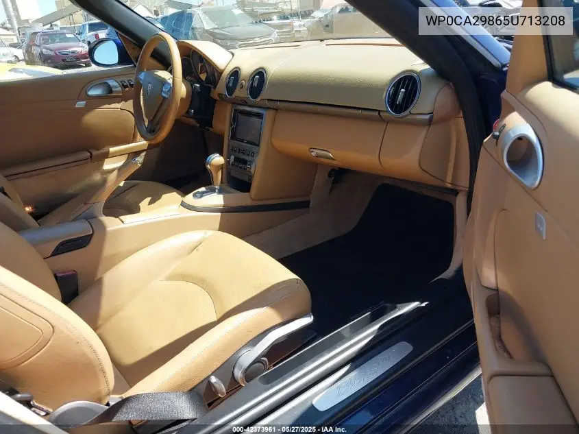 2005 Porsche Boxster VIN: WP0CA29865U713208 Lot: 42373961