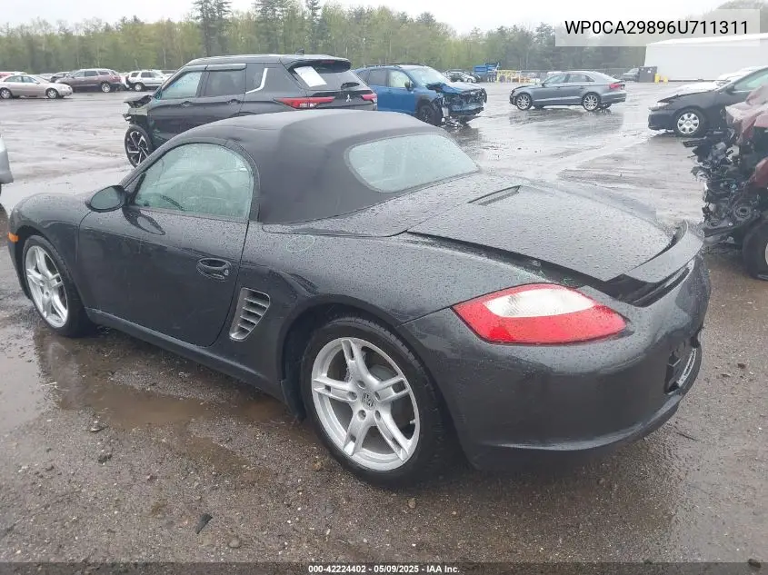 2006 Porsche Boxster VIN: WP0CA29896U711311 Lot: 42224402