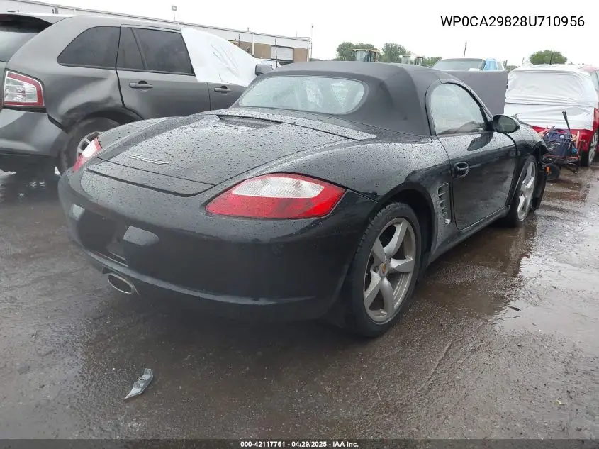 2008 Porsche Boxster Limited Edition VIN: WP0CA29828U710956 Lot: 42117761