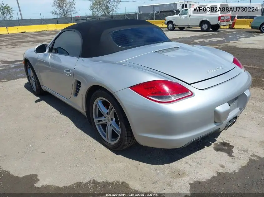 2010 Porsche Boxster S VIN: WP0CB2A88AU730224 Lot: 42014891