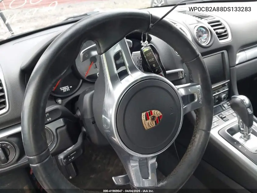2013 Porsche Boxster S VIN: WP0CB2A88DS133283 Lot: 41969547