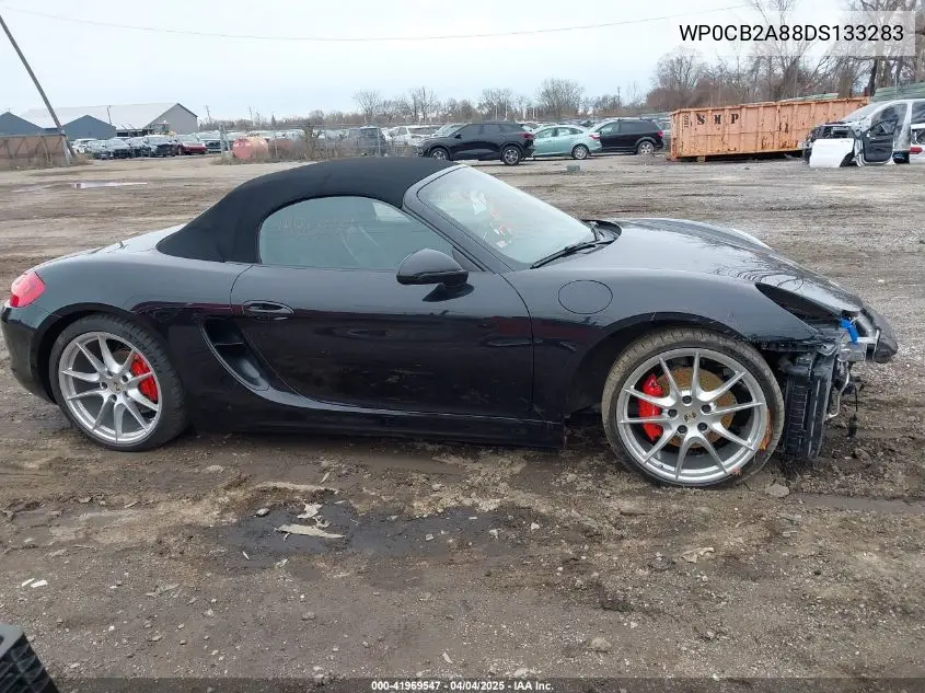 2013 Porsche Boxster S VIN: WP0CB2A88DS133283 Lot: 41969547