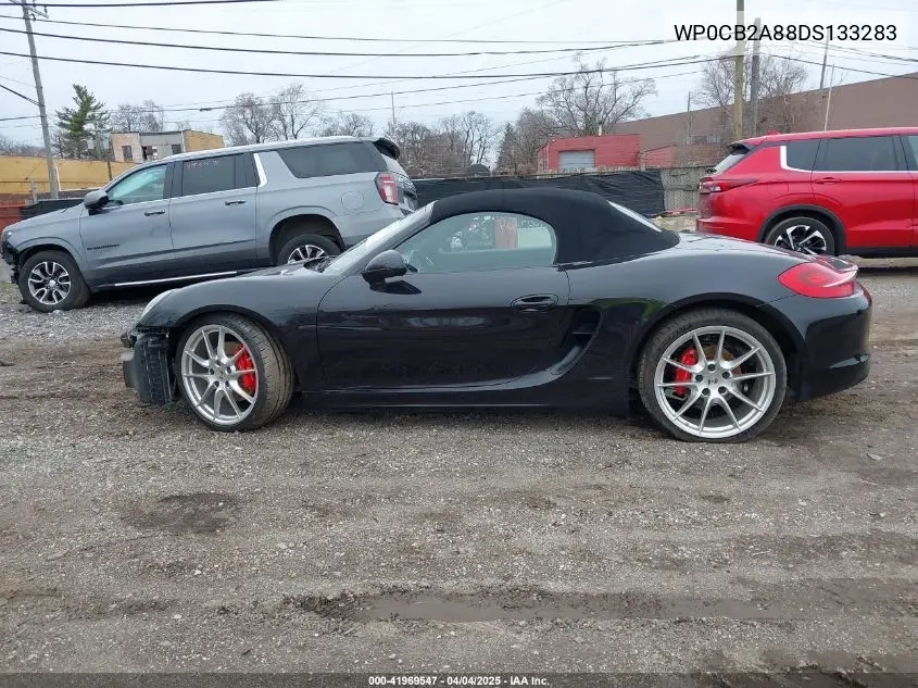 2013 Porsche Boxster S VIN: WP0CB2A88DS133283 Lot: 41969547
