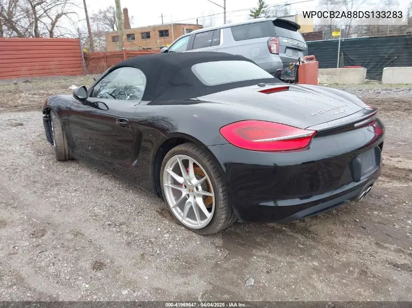 2013 Porsche Boxster S VIN: WP0CB2A88DS133283 Lot: 41969547