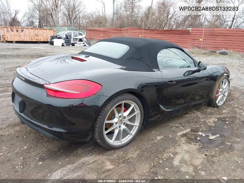 2013 Porsche Boxster S VIN: WP0CB2A88DS133283 Lot: 41969547