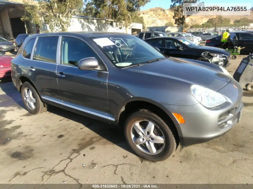 2004 Porsche Cayenne S VIN: WP1AB29P94LA76555 Lot: 31632603