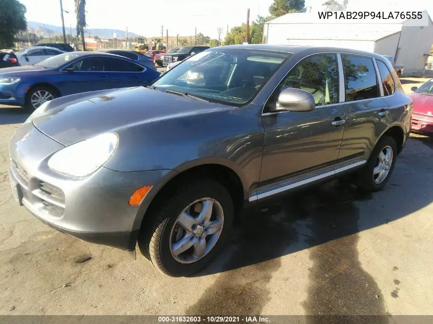 2004 Porsche Cayenne S VIN: WP1AB29P94LA76555 Lot: 31632603