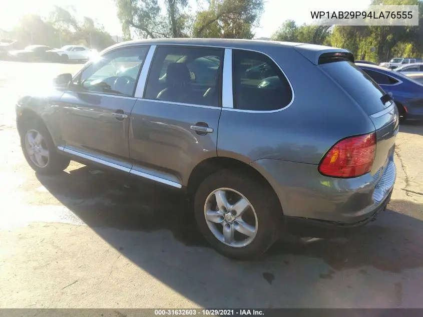 2004 Porsche Cayenne S VIN: WP1AB29P94LA76555 Lot: 31632603