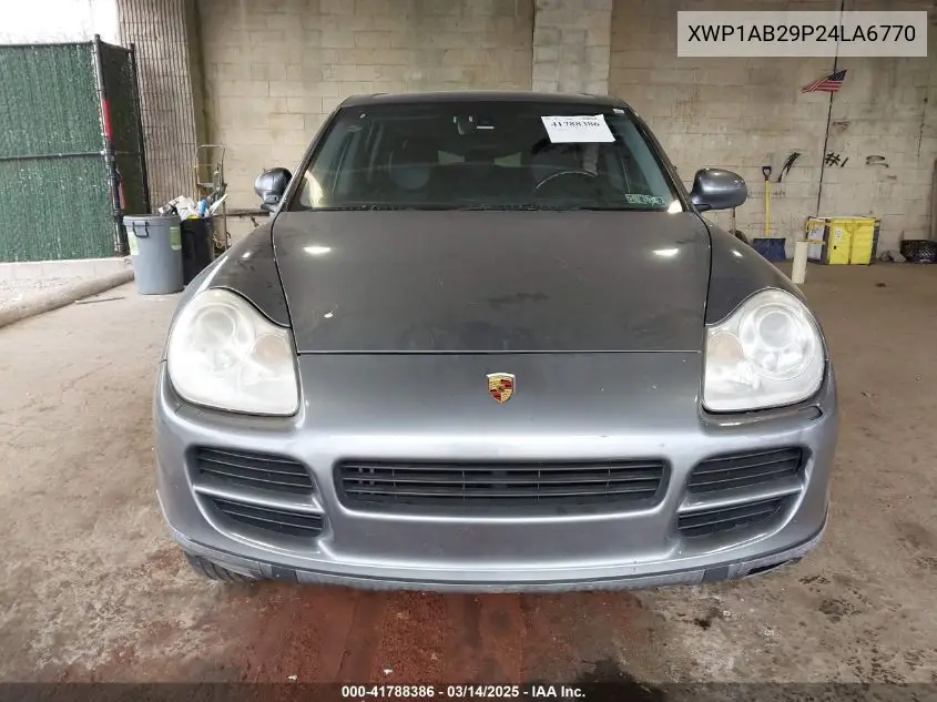 2004 Porsche Cayenne S VIN: WP1AB29P24LA67700 Lot: 41788386