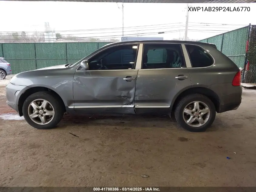 2004 Porsche Cayenne S VIN: WP1AB29P24LA67700 Lot: 41788386