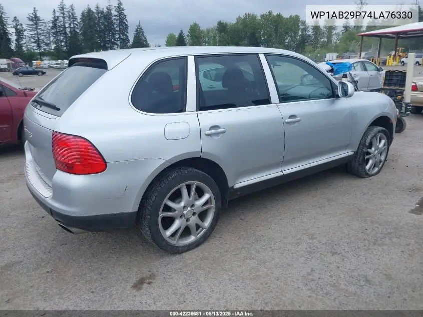 2004 Porsche Cayenne S VIN: WP1AB29P74LA76330 Lot: 42236681