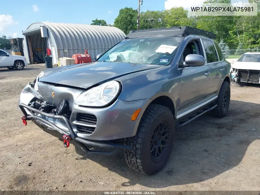 2004 Porsche Cayenne S VIN: WP1AB29PX4LA75981 Lot: 42547720