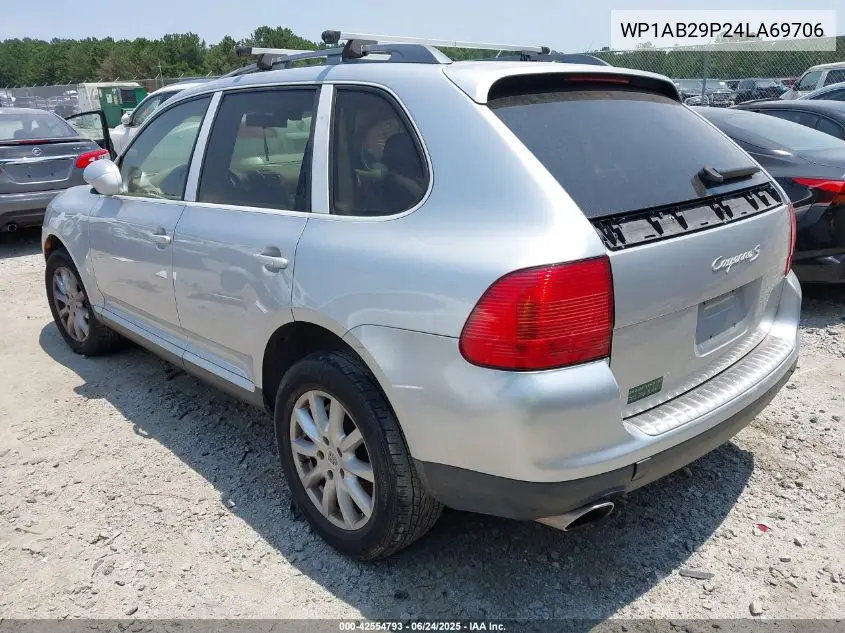 2004 Porsche Cayenne S VIN: WP1AB29P24LA69706 Lot: 42554793