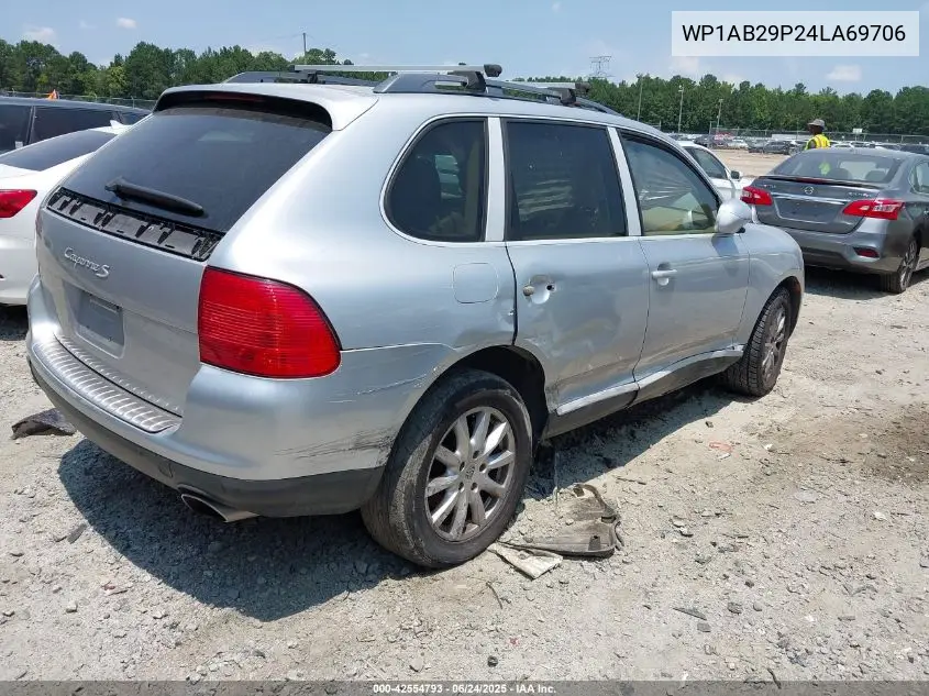 2004 Porsche Cayenne S VIN: WP1AB29P24LA69706 Lot: 42554793