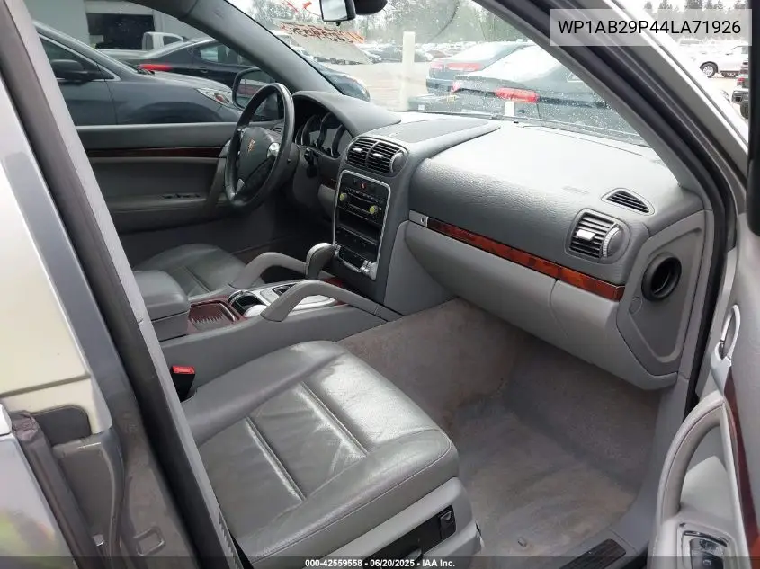 2004 Porsche Cayenne S VIN: WP1AB29P44LA71926 Lot: 42559558