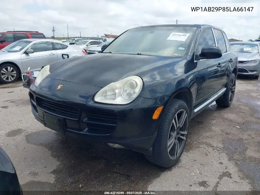 2005 Porsche Cayenne S VIN: WP1AB29P85LA66147 Lot: 42216399