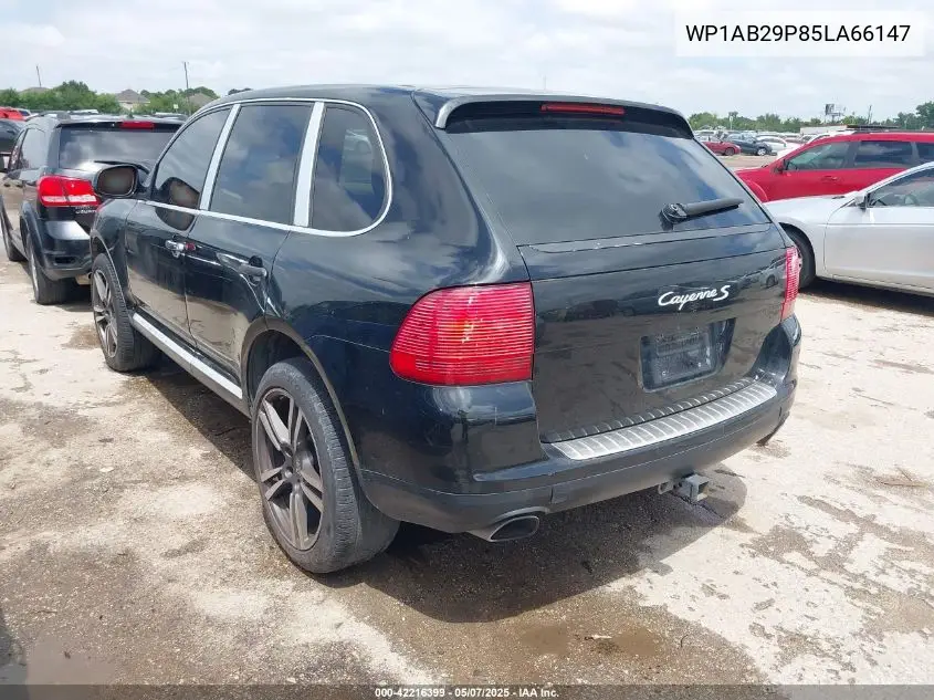 2005 Porsche Cayenne S VIN: WP1AB29P85LA66147 Lot: 42216399