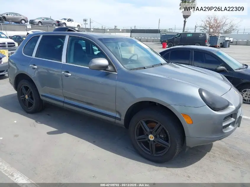 2006 Porsche Cayenne VIN: WP1AA29P26LA22309 Lot: 42189702