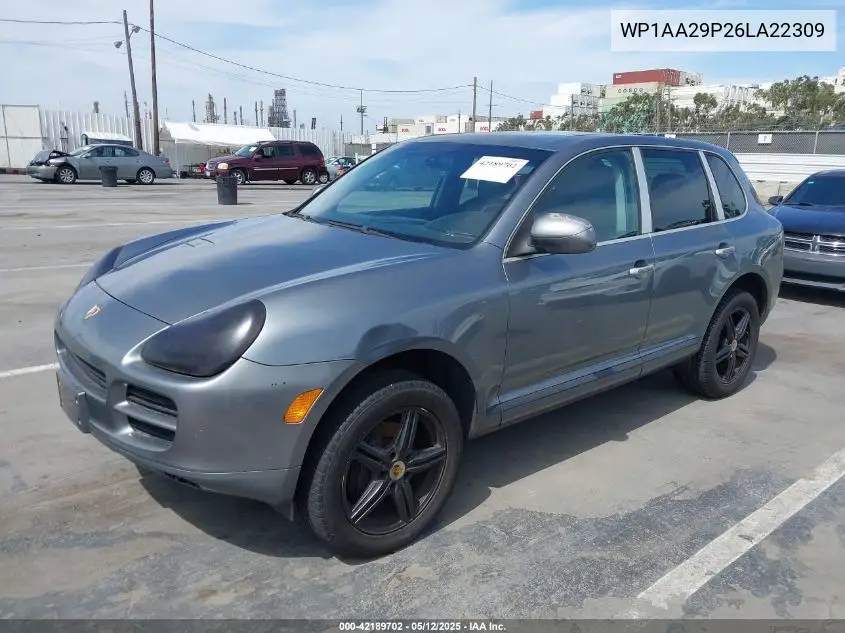 2006 Porsche Cayenne VIN: WP1AA29P26LA22309 Lot: 42189702