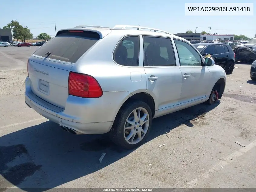 2006 Porsche Cayenne Turbo/Turbo S VIN: WP1AC29P86LA91418 Lot: 42627981