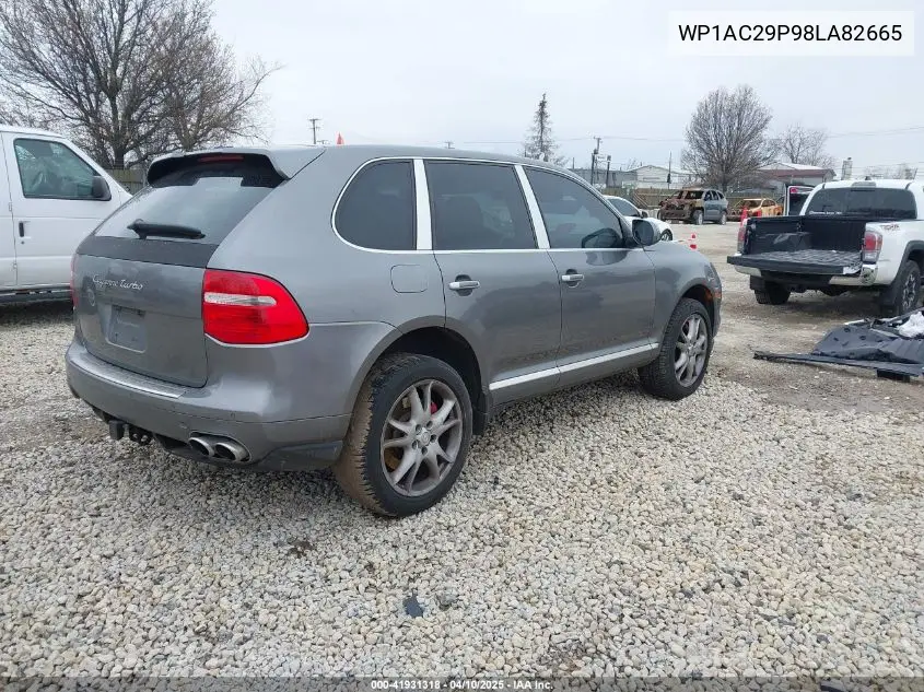 2008 Porsche Cayenne Turbo VIN: WP1AC29P98LA82665 Lot: 41931318