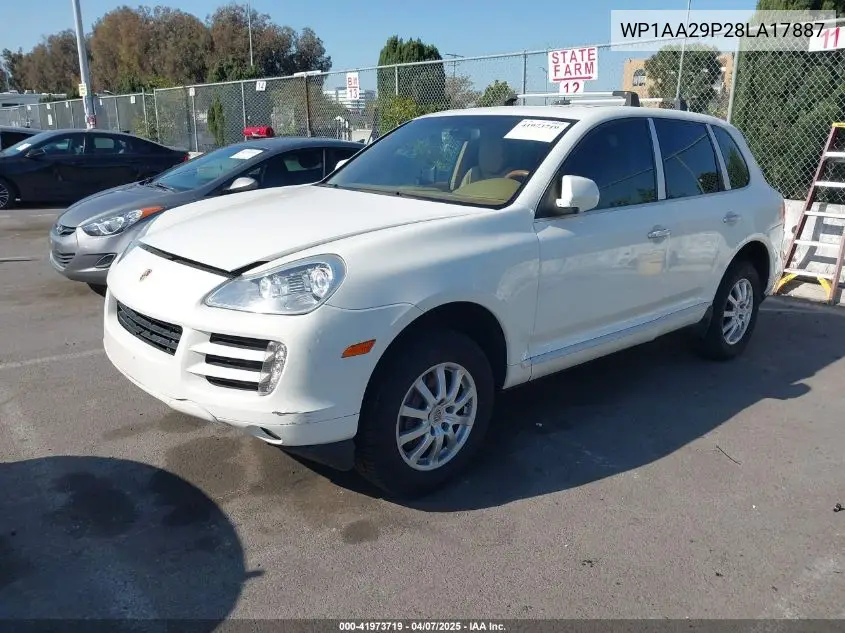 2008 Porsche Cayenne VIN: WP1AA29P28LA17887 Lot: 41973719