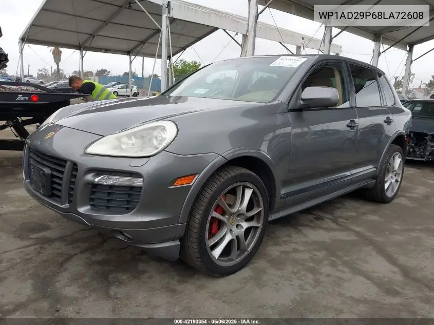2008 Porsche Cayenne Gts VIN: WP1AD29P68LA72608 Lot: 42193354