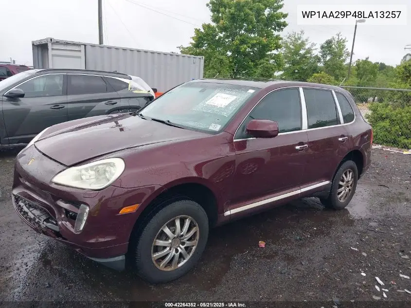 2008 Porsche Cayenne VIN: WP1AA29P48LA13257 Lot: 42264352